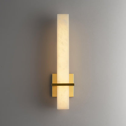 Milan Wall Sconce | Brass & Alabaster | Set of 2