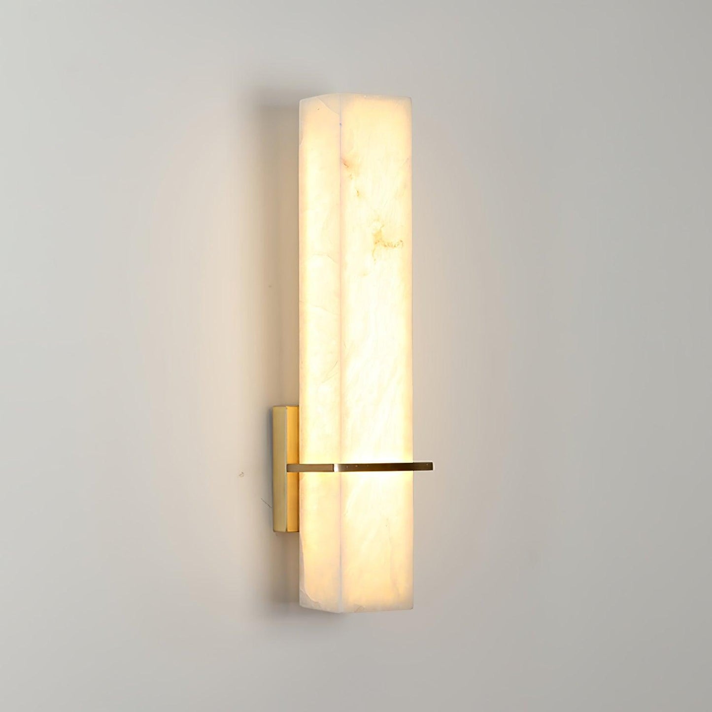Milan Wall Sconce | Brass & Alabaster | Set of 2