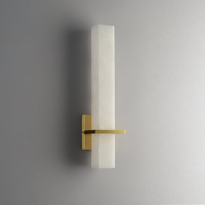 Milan Wall Sconce | Brass & Alabaster | Set of 2