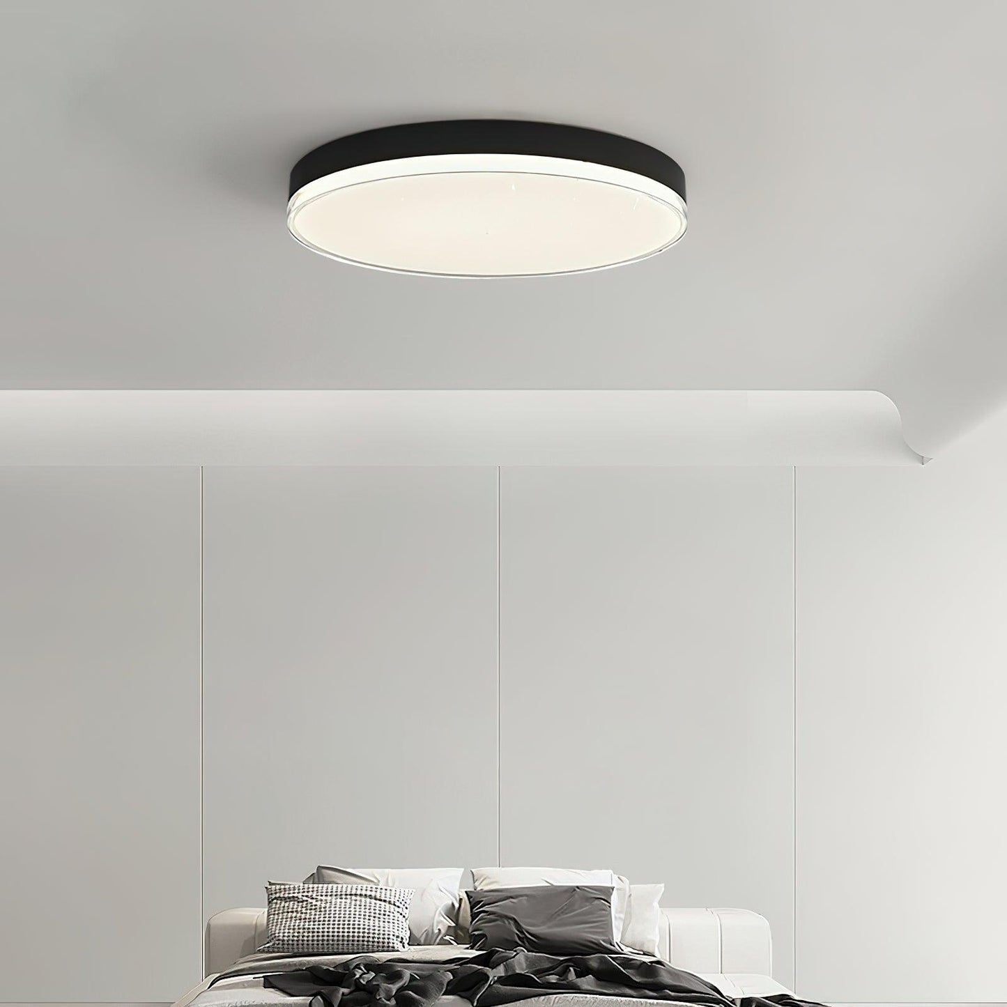 Mimixi Ceiling Lamp | Aluminum & Acrylic | Black & White
