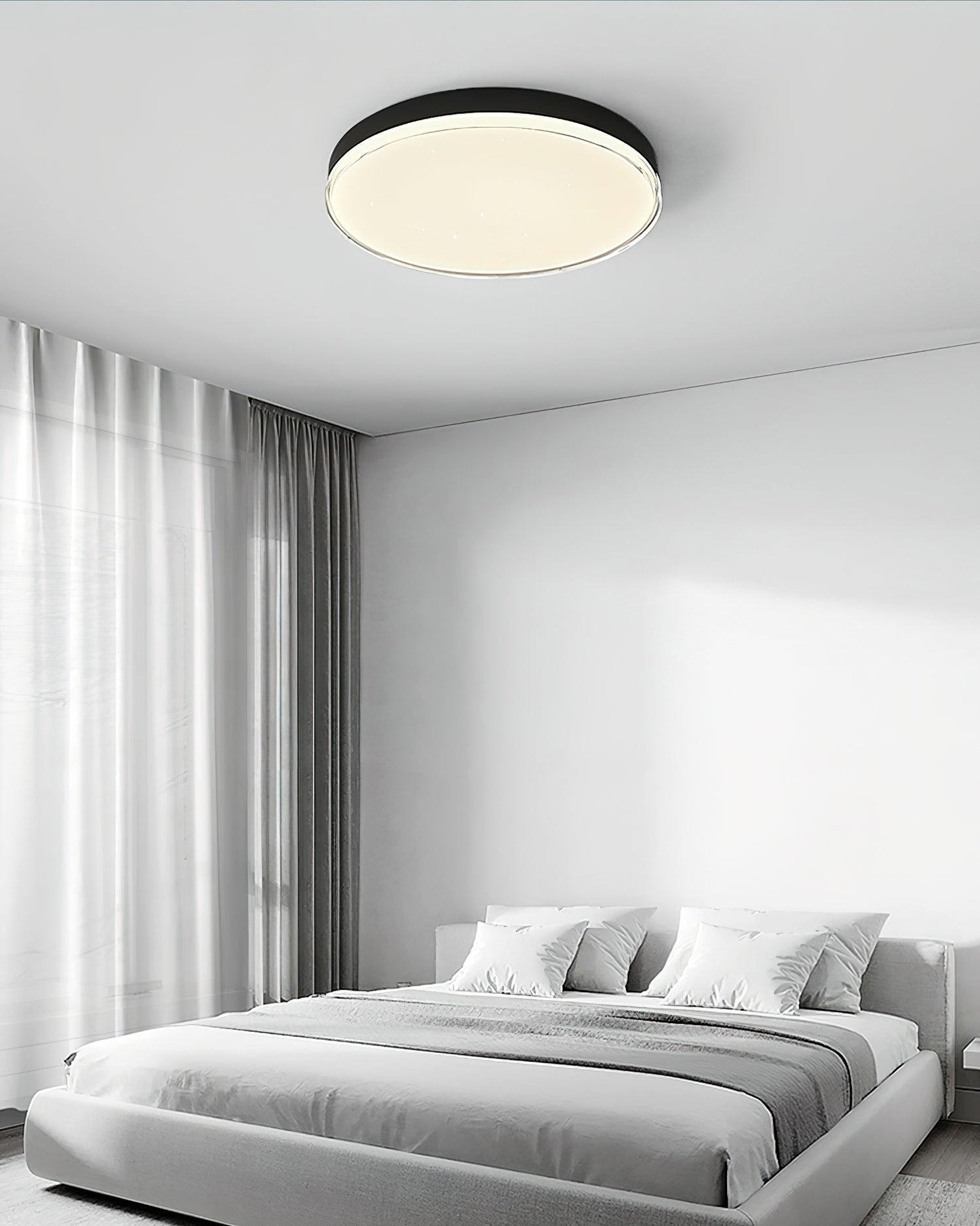 Mimixi Ceiling Lamp | Aluminum & Acrylic | Black & White