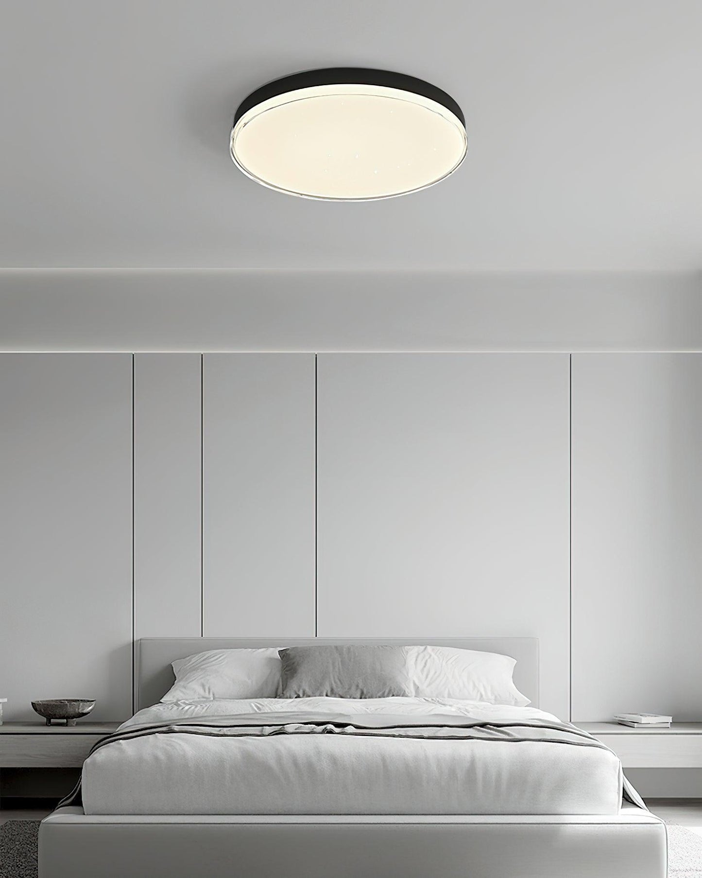 Mimixi Ceiling Lamp | Aluminum & Acrylic | Black & White