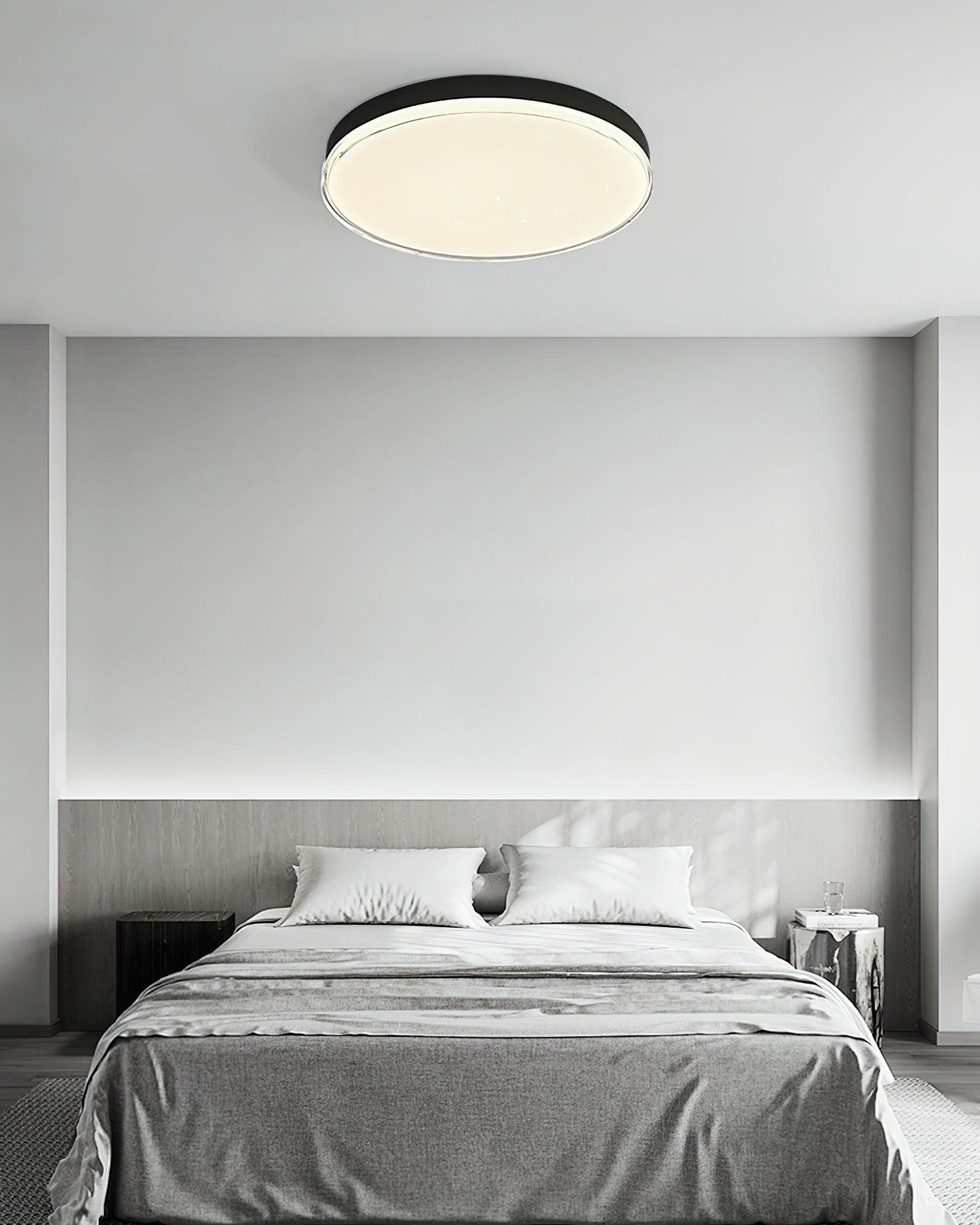 Mimixi Ceiling Lamp | Aluminum & Acrylic | Black & White