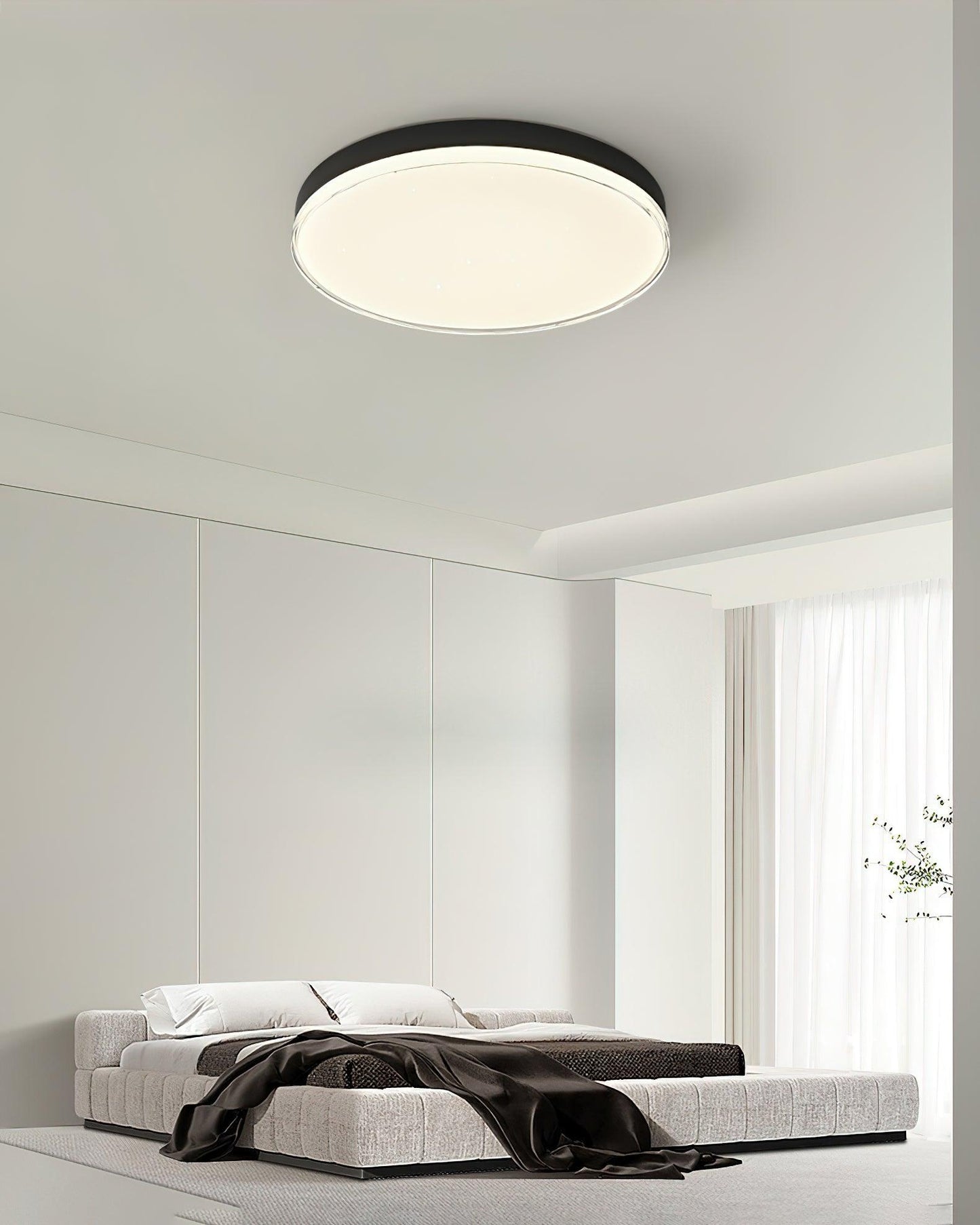 Mimixi Ceiling Lamp | Aluminum & Acrylic | Black & White