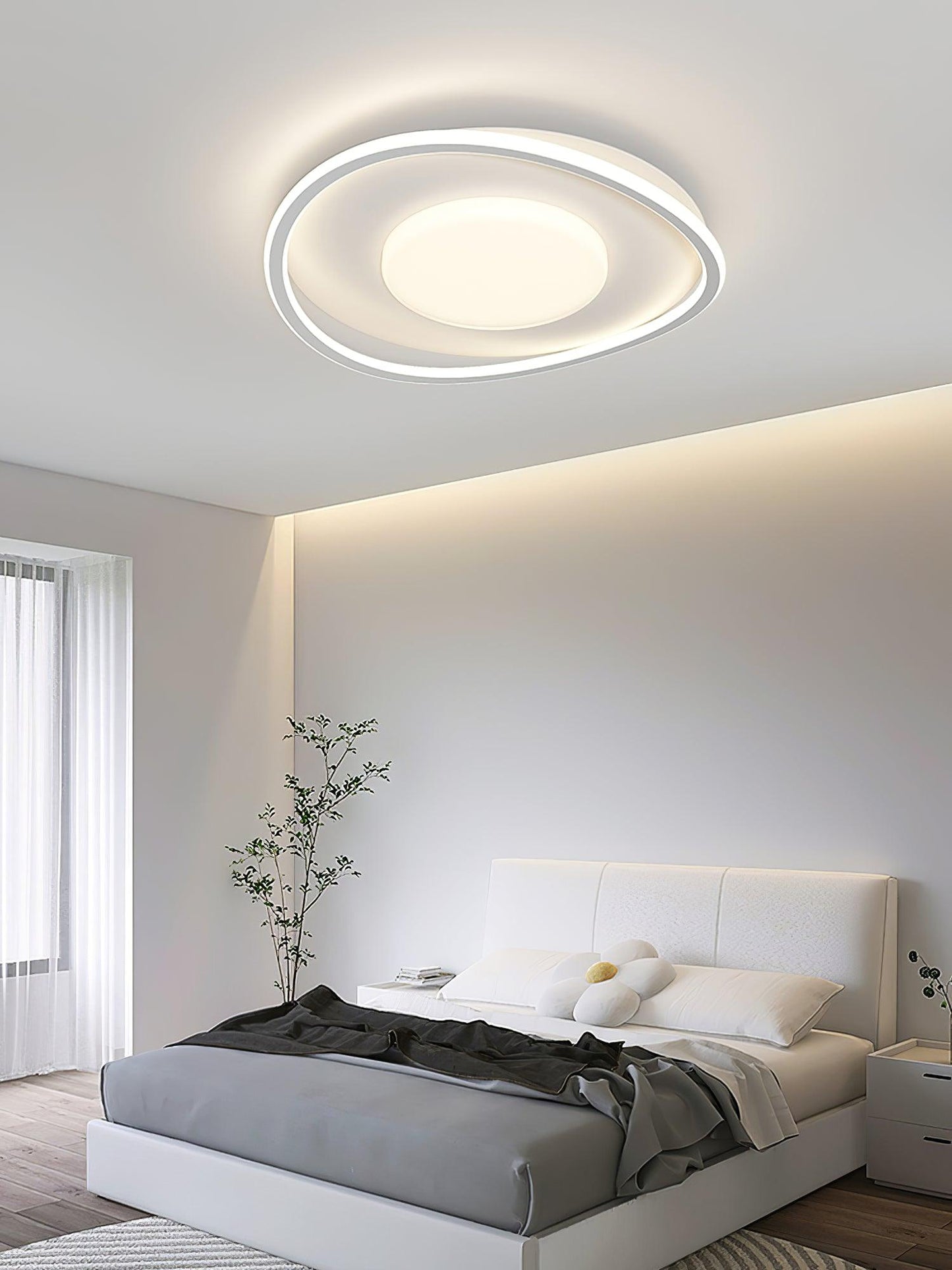 Minimalist Ceiling Light | LED | White
