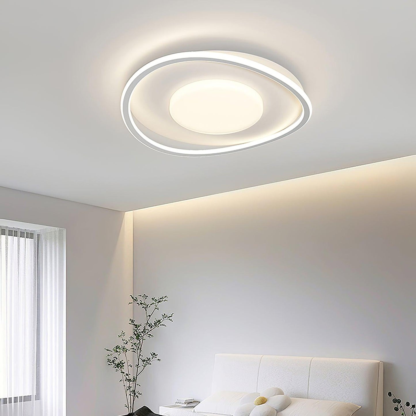 Minimalist Ceiling Light | LED | White