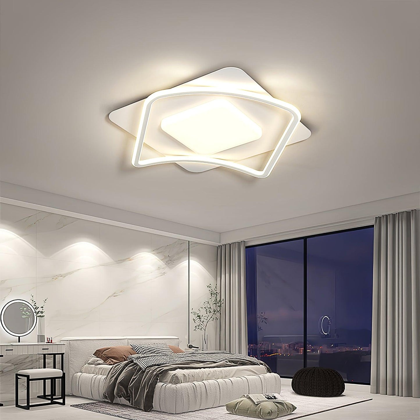 Minimalist Ceiling Light | LED | White