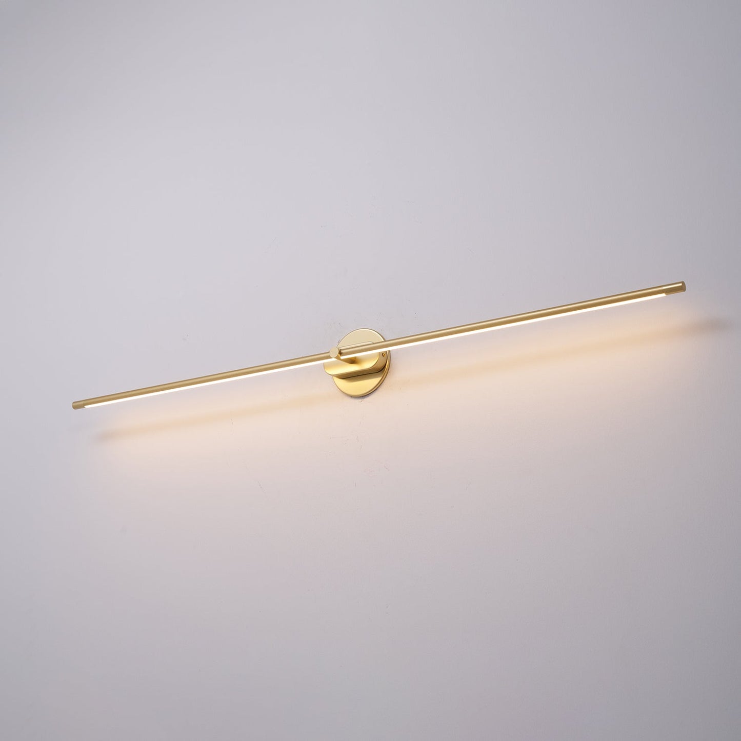 Minimalist Linear Wall Lamp | Premium Metal with Integrated LED | Available in Black or Gold