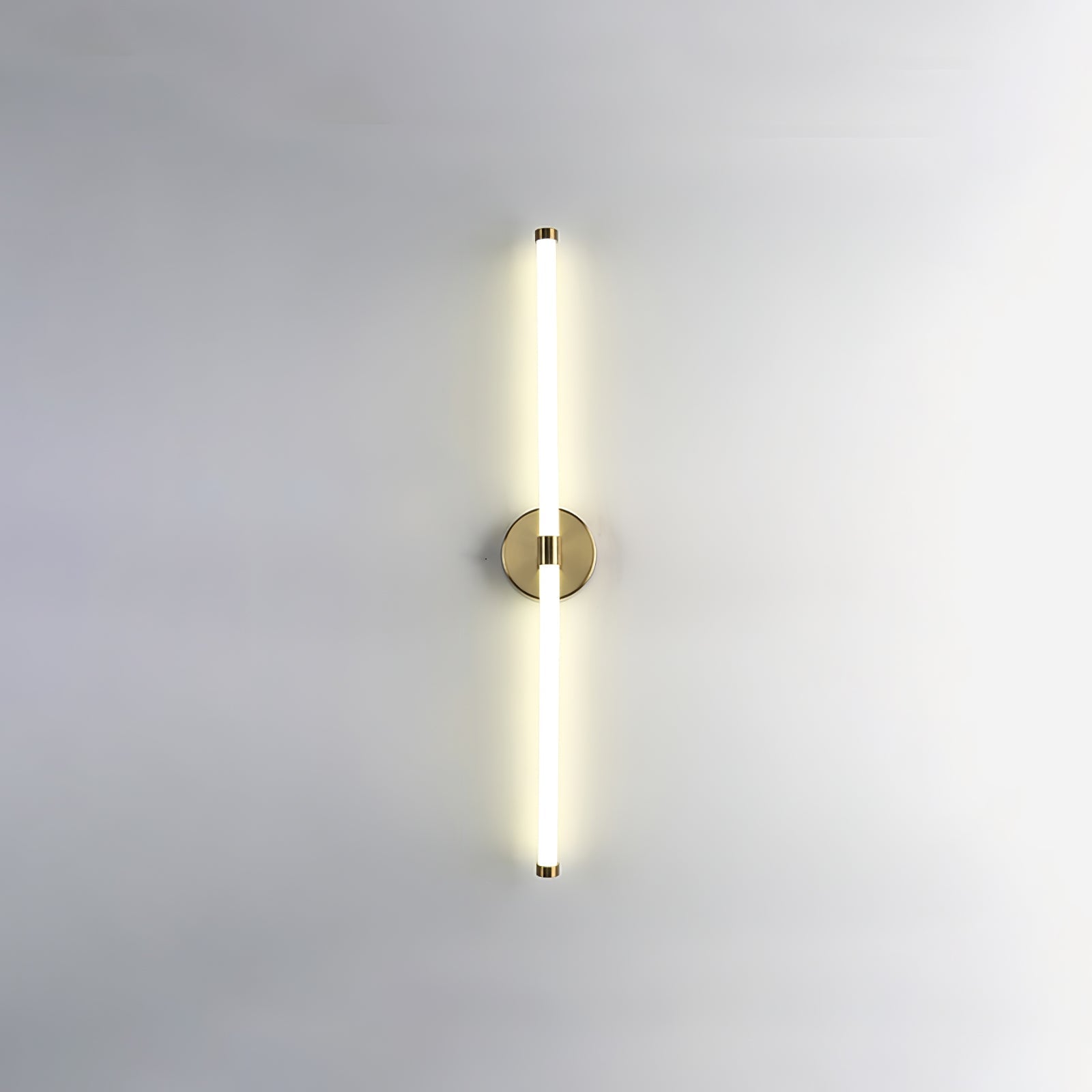 Minimalist Wall Sconce | Metal & Acrylic | Gold or Black