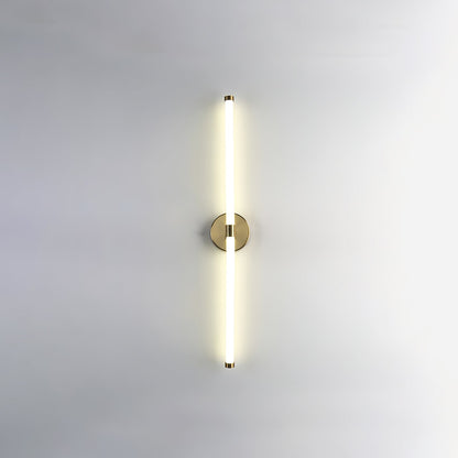 Minimalist Wall Sconce | Metal & Acrylic | Gold or Black