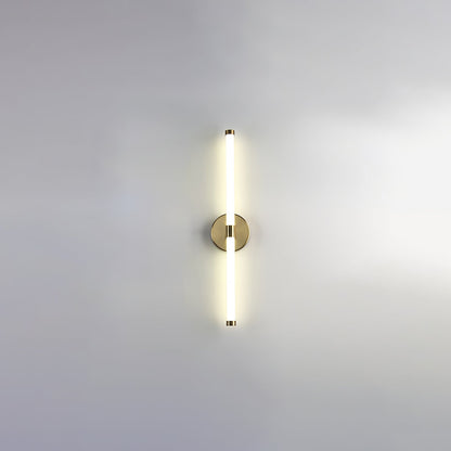Minimalist Wall Sconce | Metal & Acrylic | Gold or Black