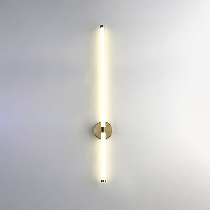 Minimalist Wall Sconce | Metal & Acrylic | Gold or Black