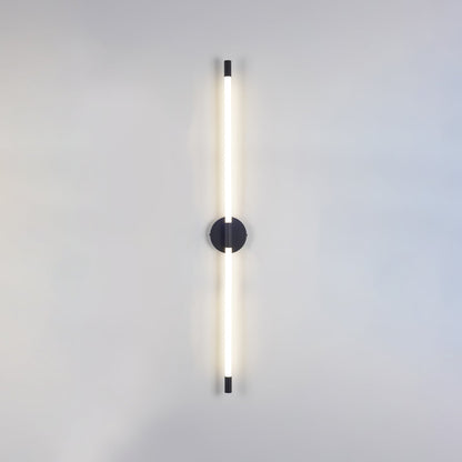 Minimalist Wall Sconce | Metal & Acrylic | Gold or Black