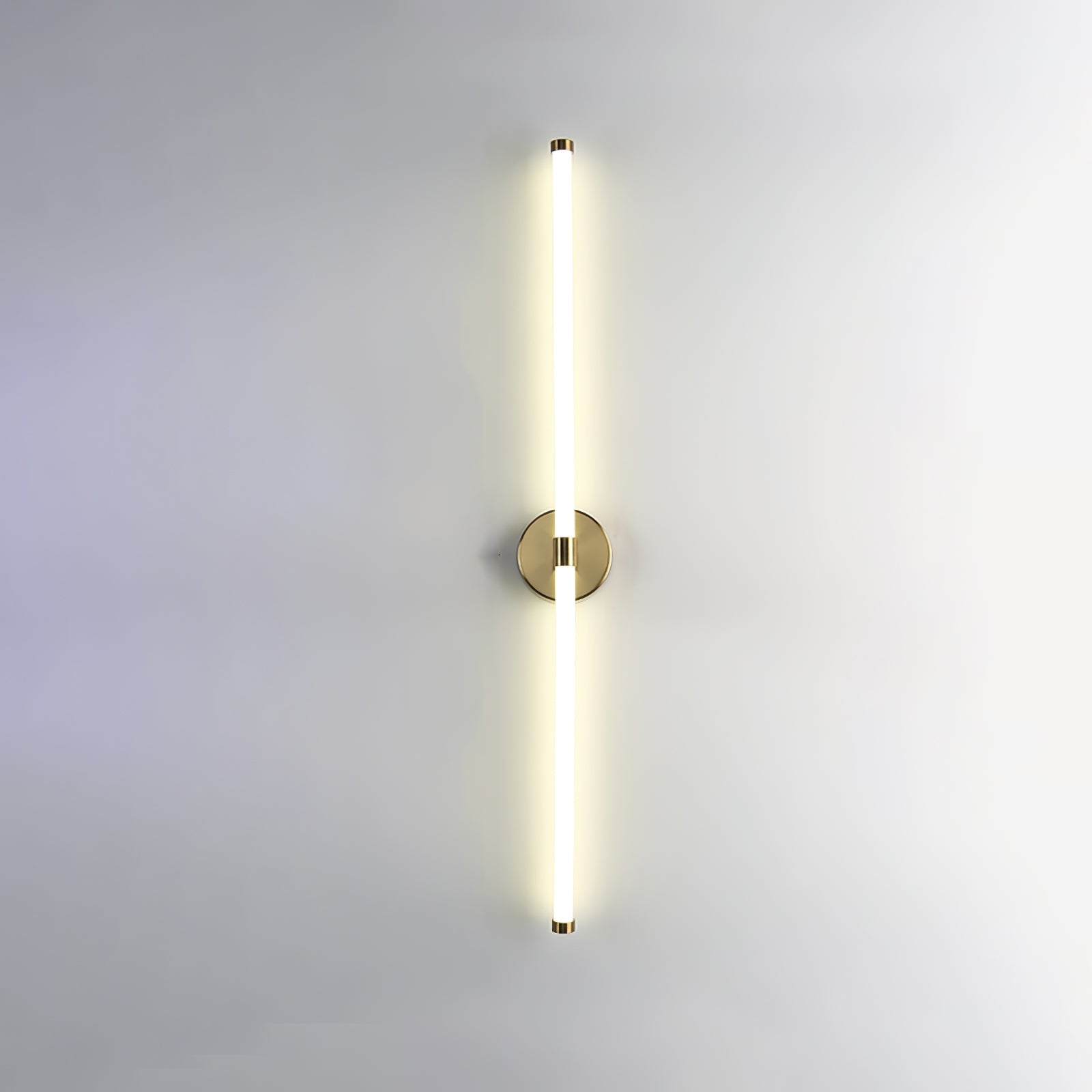 Minimalist Wall Sconce | Metal & Acrylic | Gold or Black