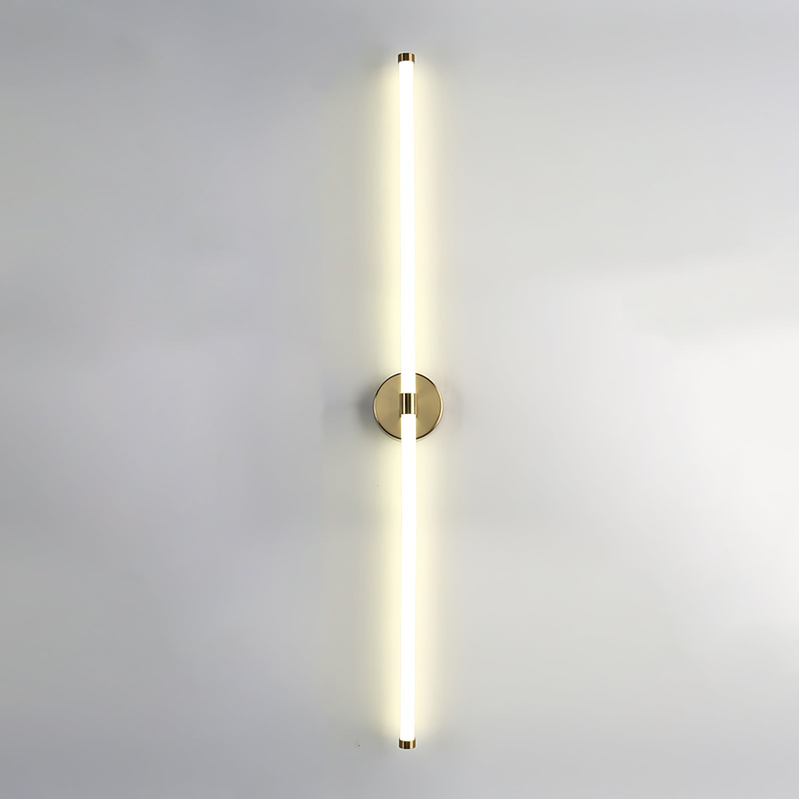 Minimalist Wall Sconce | Metal & Acrylic | Gold or Black
