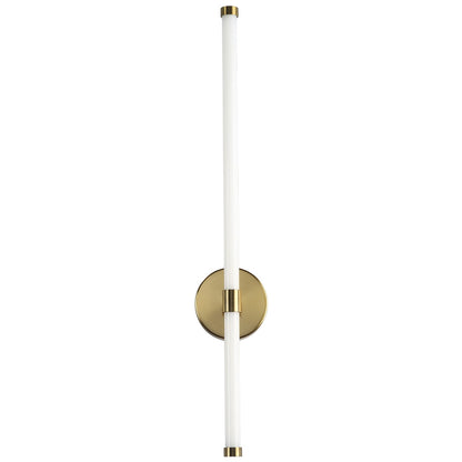 Minimalist Wall Sconce | Metal & Acrylic | Gold or Black