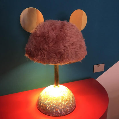 Minos Table Lamp | Terrazzo & Metal | Dark Green