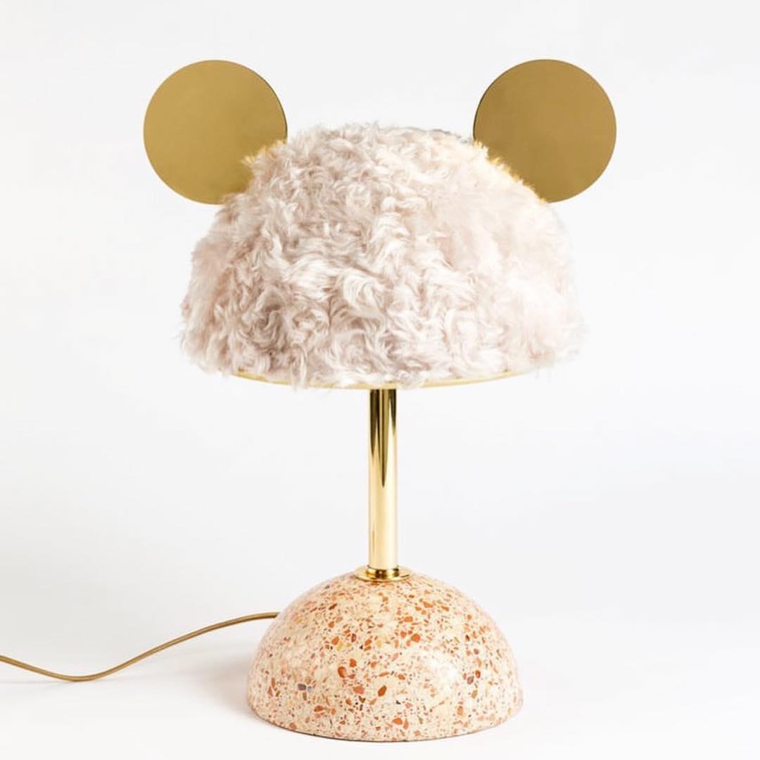 Minos Table Lamp | Terrazzo & Metal | Dark Green