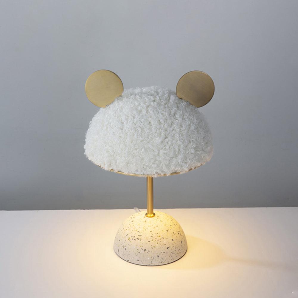 Minos Table Lamp | Terrazzo & Metal | Dark Green