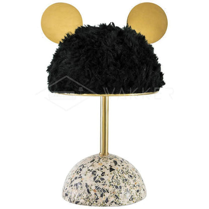 Minos Table Lamp | Terrazzo & Metal | Dark Green