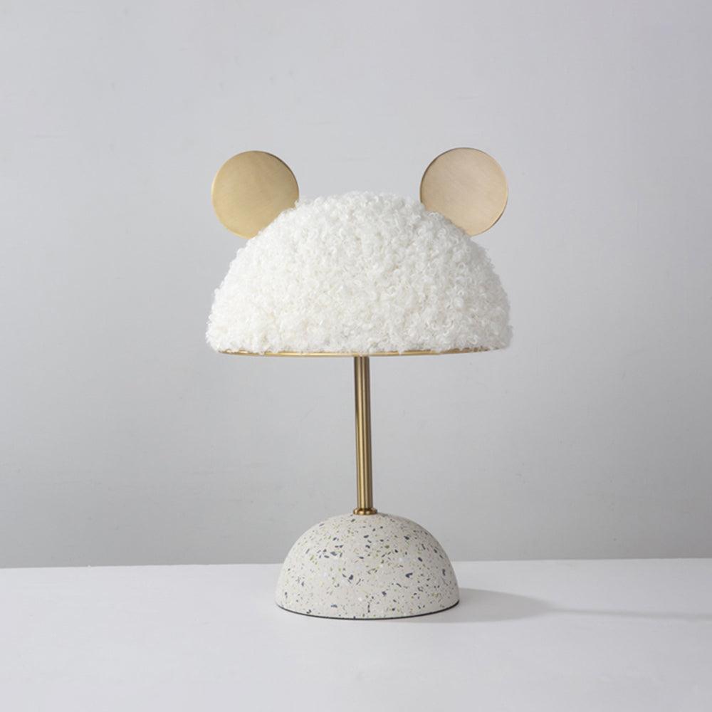Minos Table Lamp | Terrazzo & Metal | Dark Green