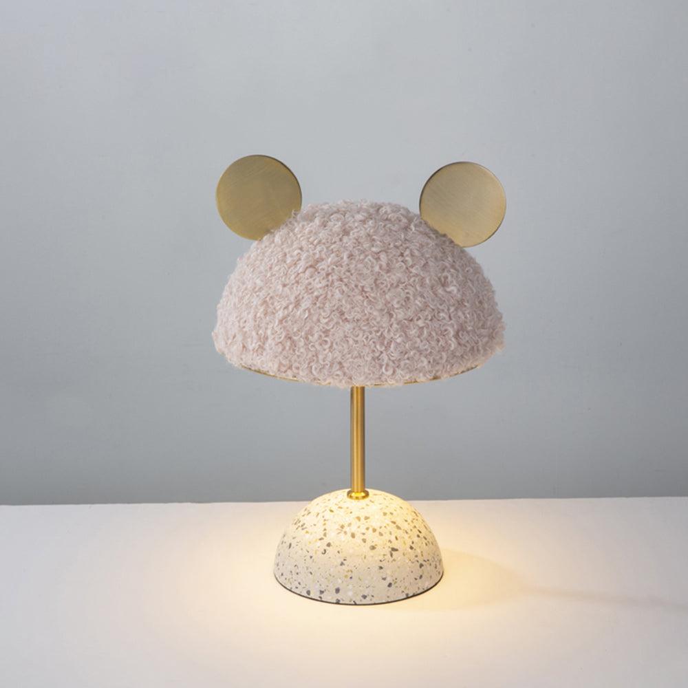 Minos Table Lamp | Terrazzo & Metal | Dark Green