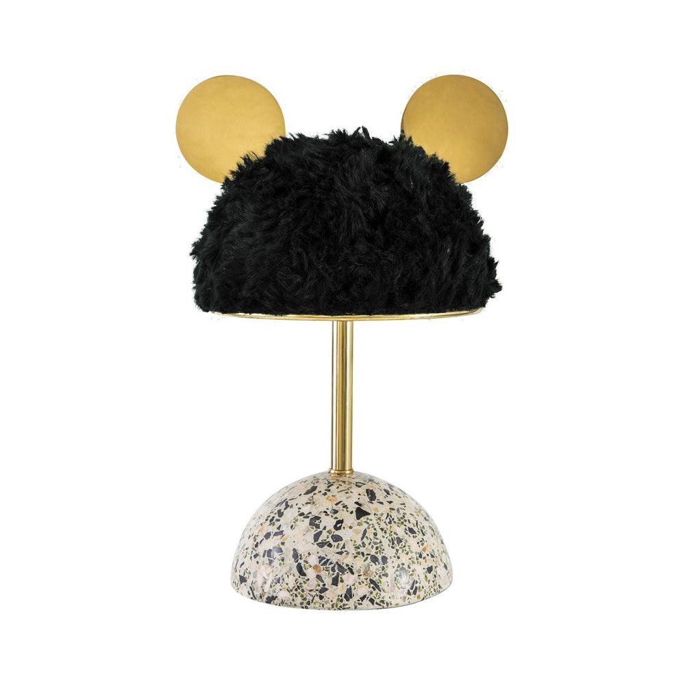 Minos Table Lamp | Terrazzo & Metal | Dark Green
