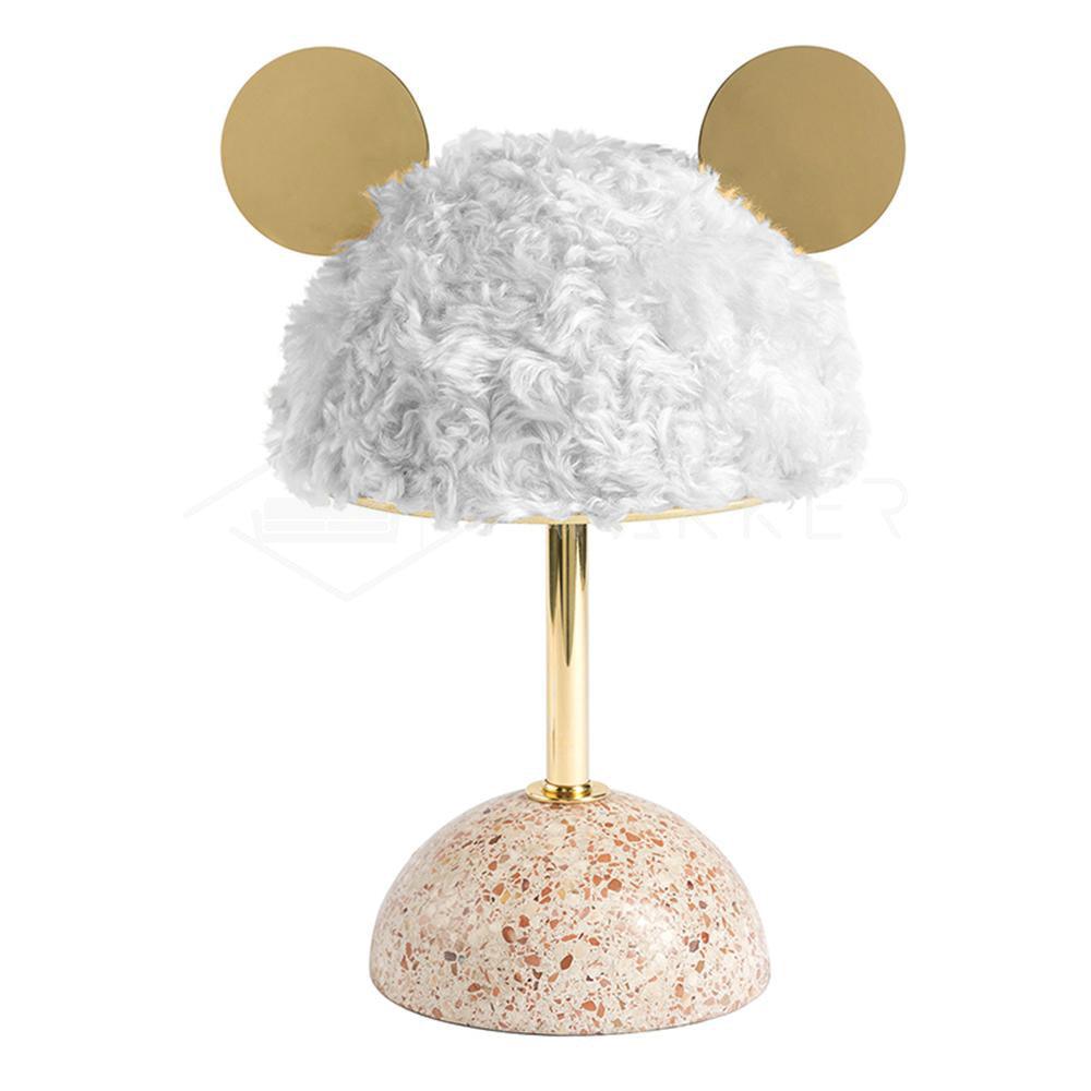 Minos Table Lamp | Terrazzo & Metal | Dark Green