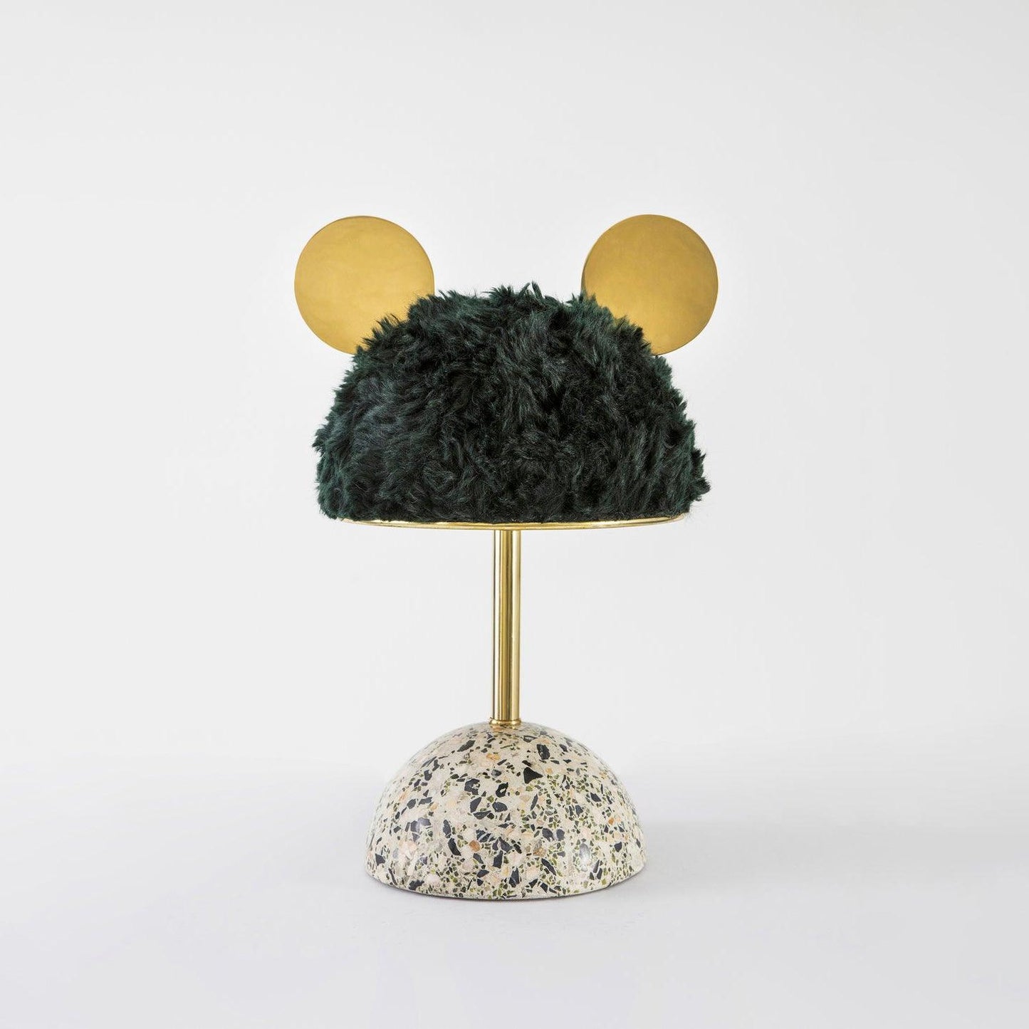 Minos Table Lamp | Terrazzo & Metal | Dark Green