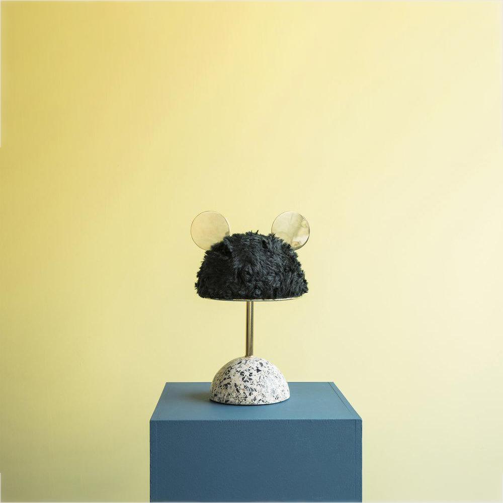 Minos Table Lamp | Terrazzo & Metal | Dark Green