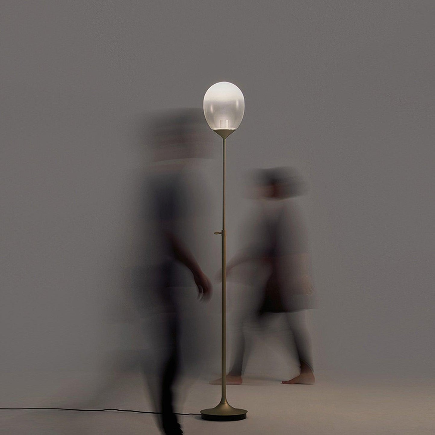 Mist LED Table Lamp | Metal & Glass | Black & Orange