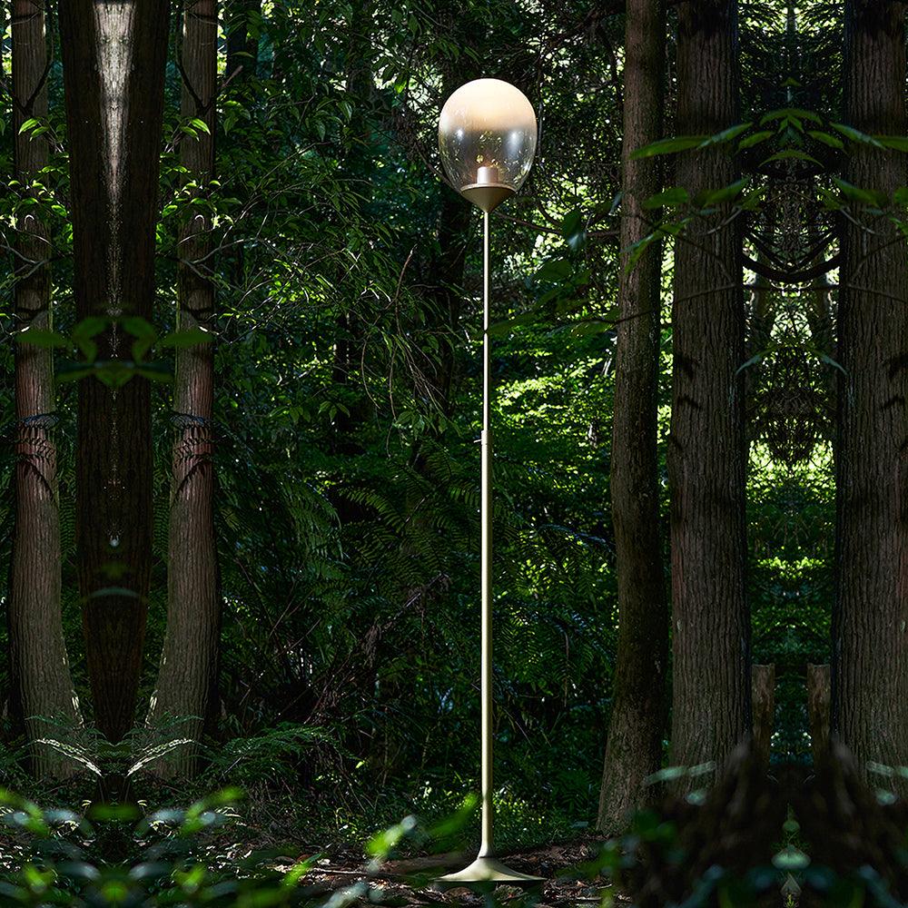 Mist LED Table Lamp | Metal & Glass | Black & Orange
