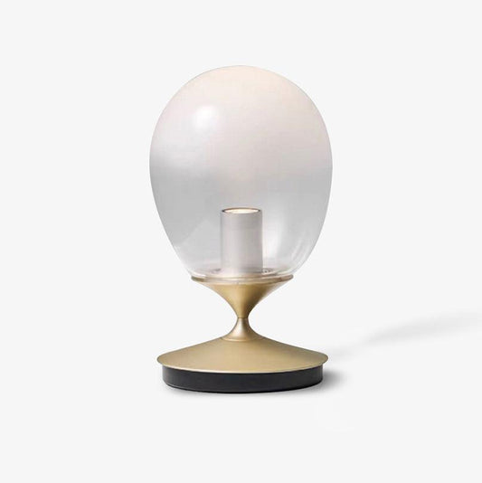 Mist LED Table Lamp | Metal & Glass | Black & Orange