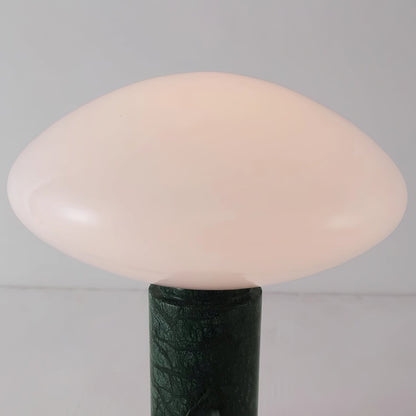Mist Table Lamp | Marble Base & Glass Shade | Green & White