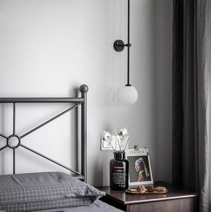 Mobile Wall Lamp | Metal & Glass | Set of 2, Gold & Black