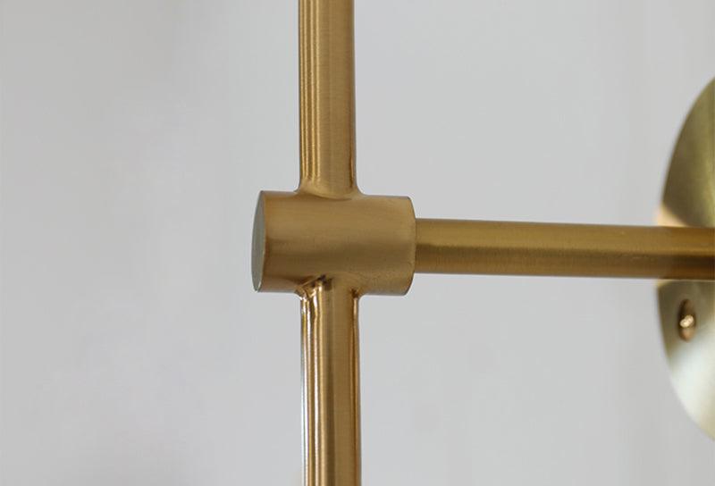 Mobile Wall Lamp | Metal & Glass | Set of 2, Gold & Black