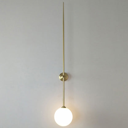 Mobile Wall Lamp | Metal & Glass | Set of 2, Gold & Black
