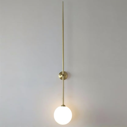 Mobile Wall Lamp | Metal & Glass | Set of 2, Gold & Black