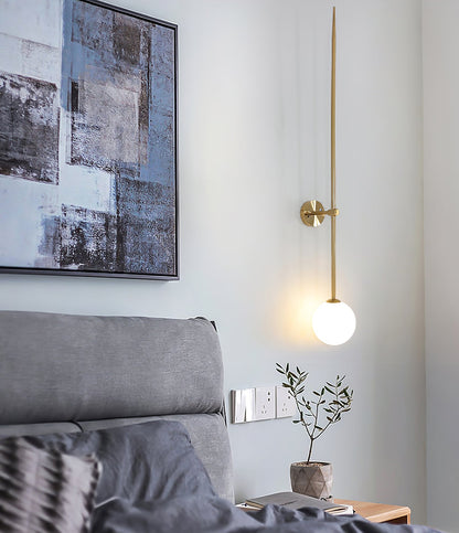 Mobile Wall Lamp | Metal & Glass | Set of 2, Gold & Black