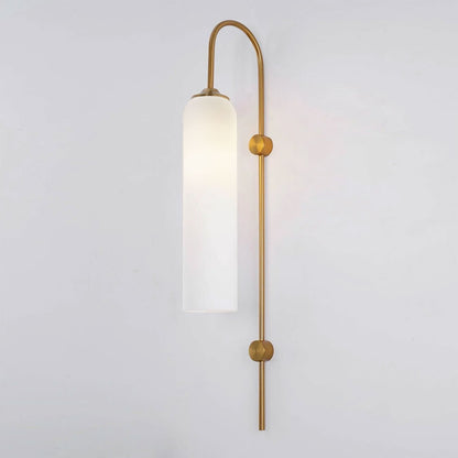 Glass Wall Lamp Set | Mouth-Blown Glass | 2-Pack Black & Gold