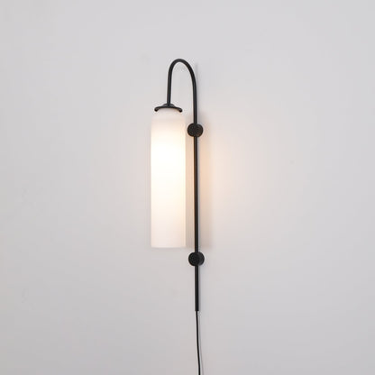Glass Wall Lamp | Mouth-Blown Glass | Black or Gold Finish