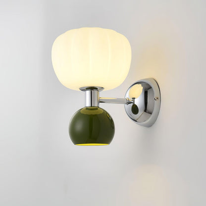 Moderno Cream Sconce | Metal, Plastic | Chrome