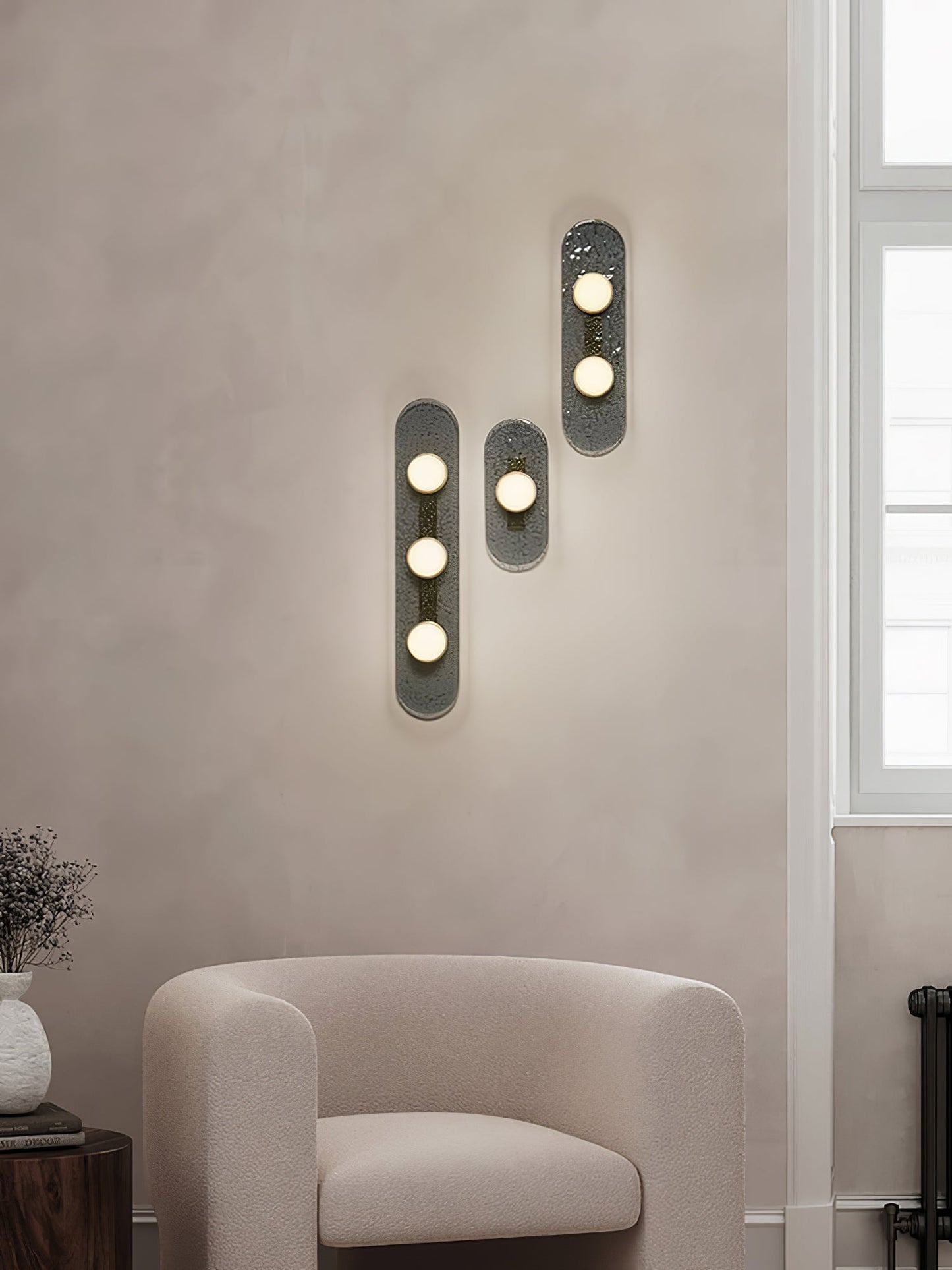 Modulo Wall Light | LED | Gold+Smoke grey