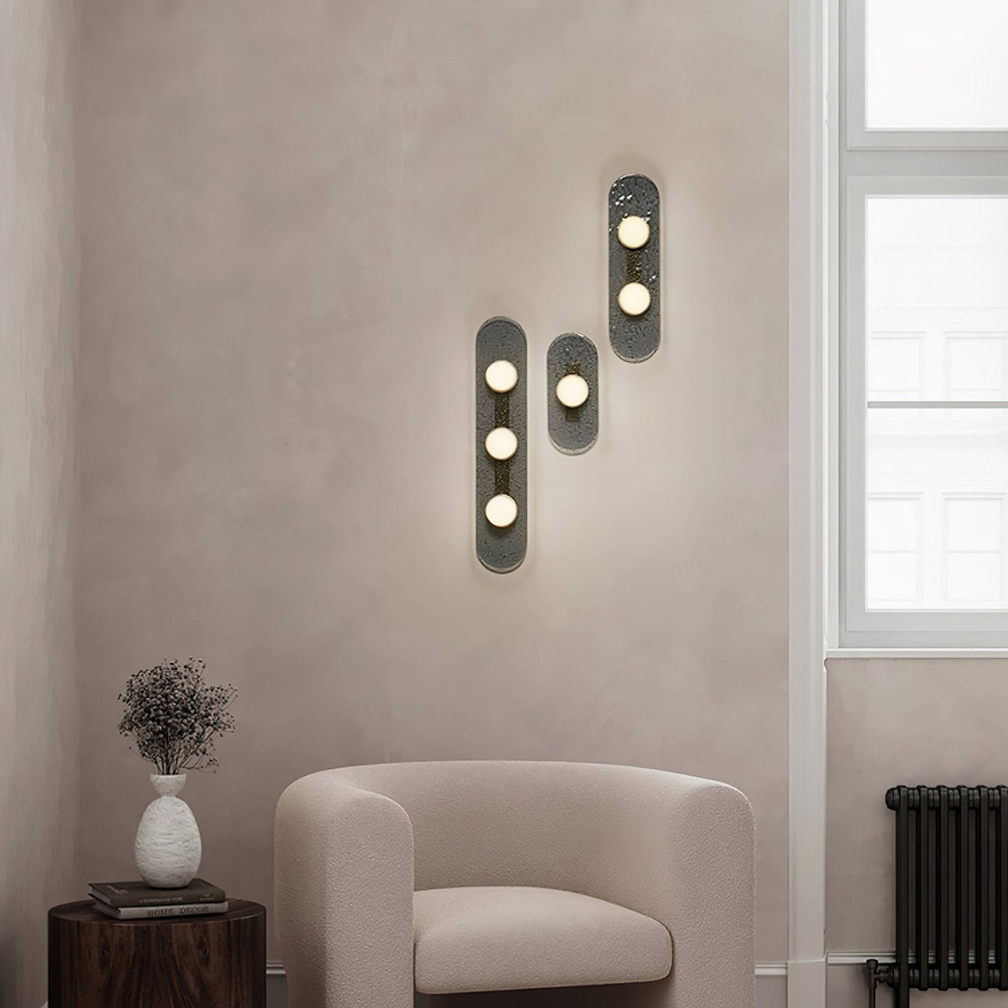 Modulo Wall Light | LED | Gold+Smoke grey
