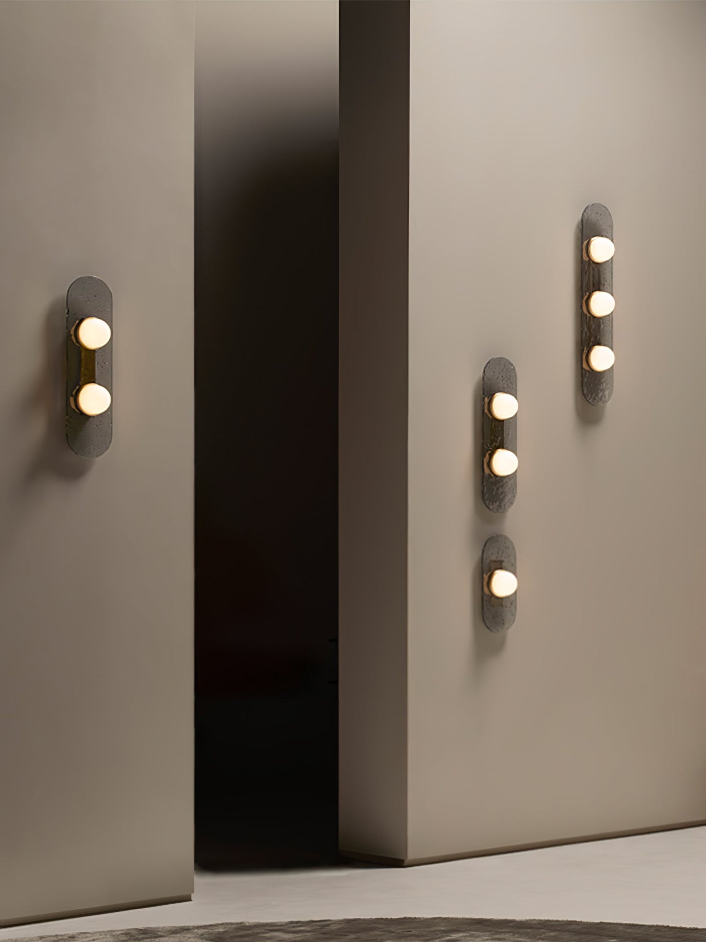 Modulo Wall Light | LED | Gold+Smoke grey