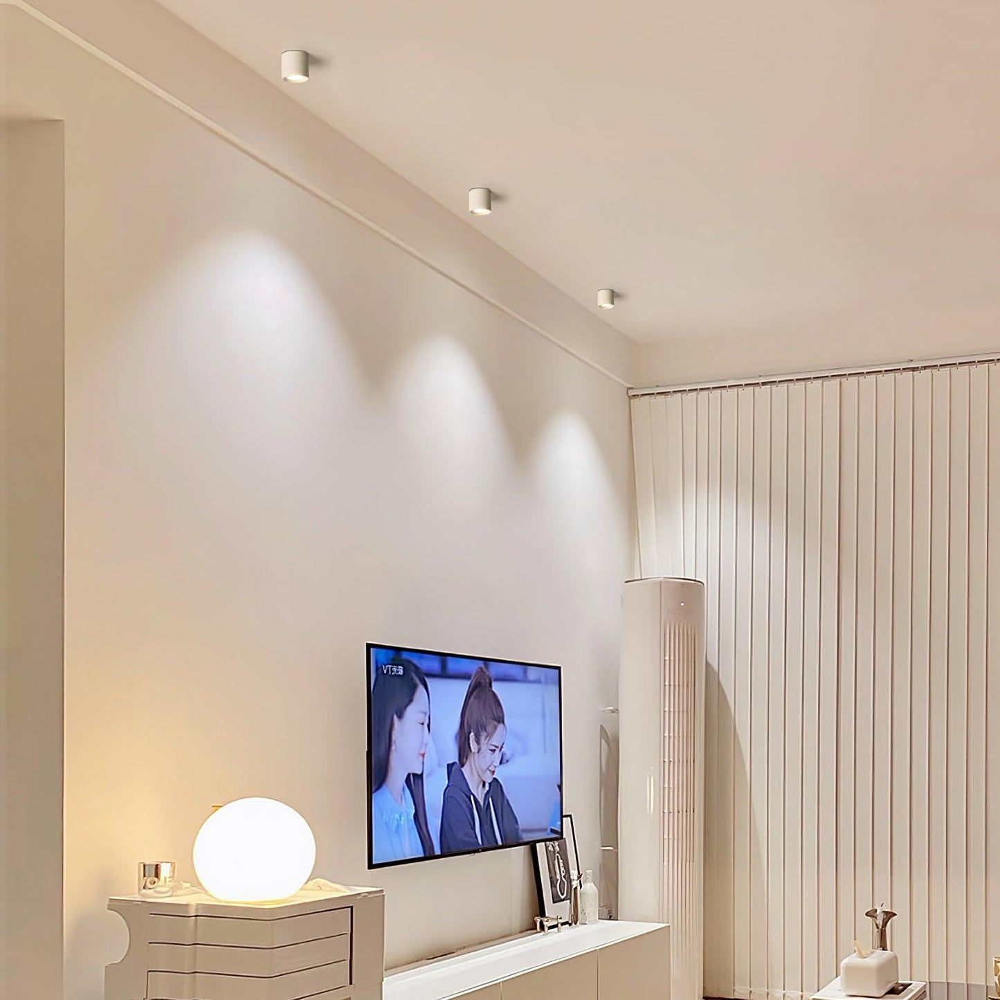 Modupoint Ceiling Light | Metal & Acrylic | White or Black Finish