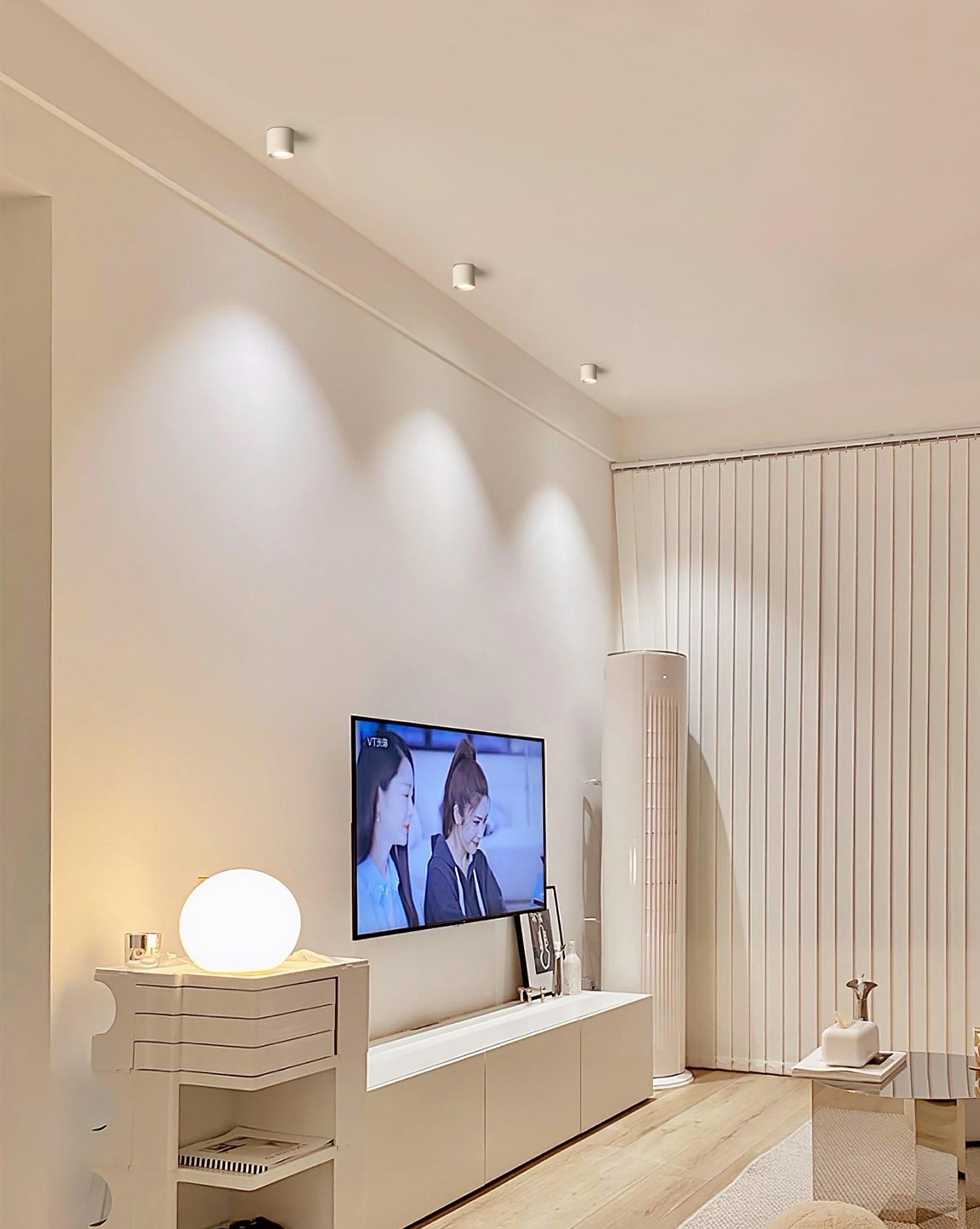Modupoint Ceiling Light | Metal & Acrylic | White or Black Finish