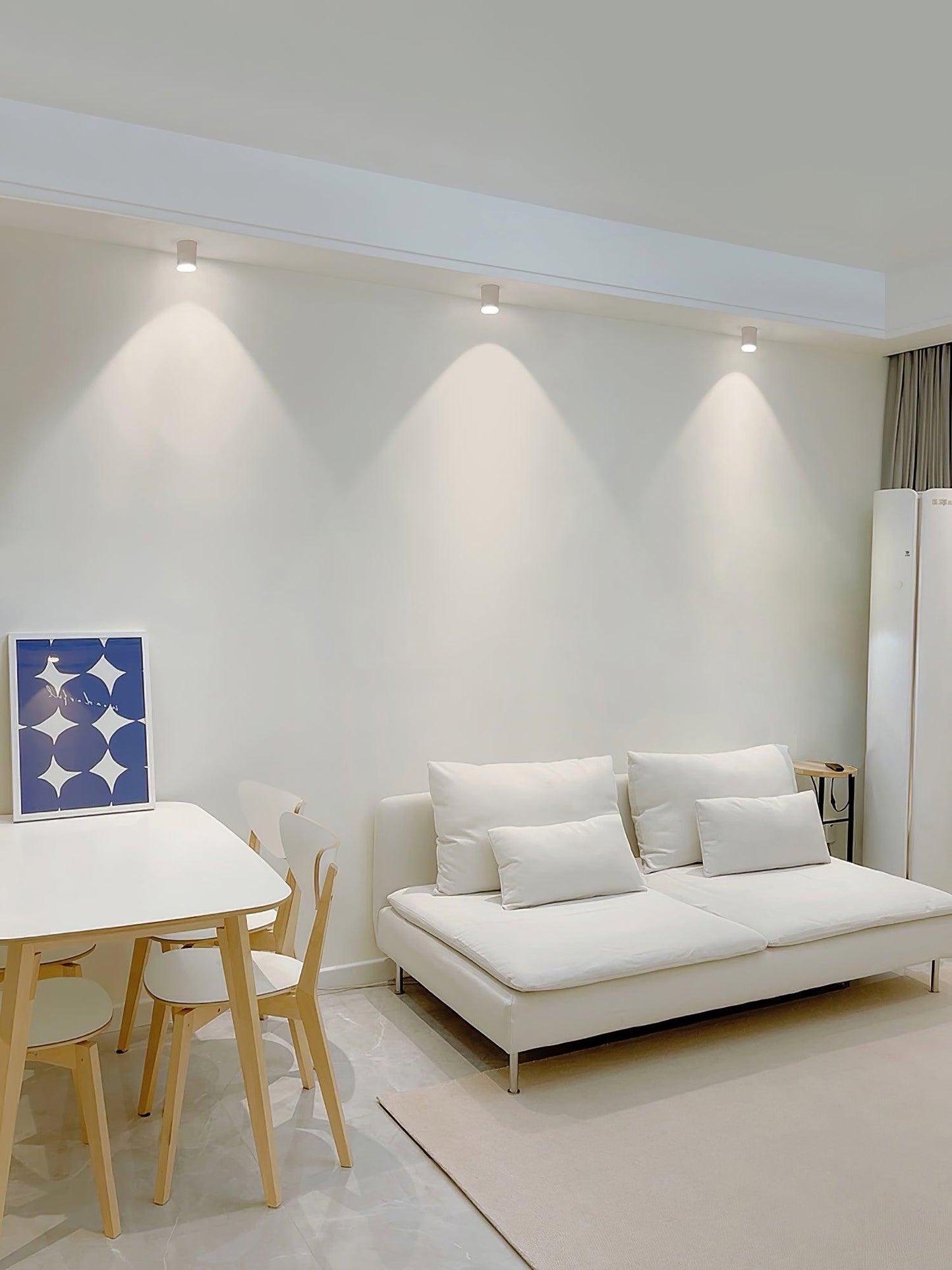 Modupoint Ceiling Light | Metal & Acrylic | White or Black Finish