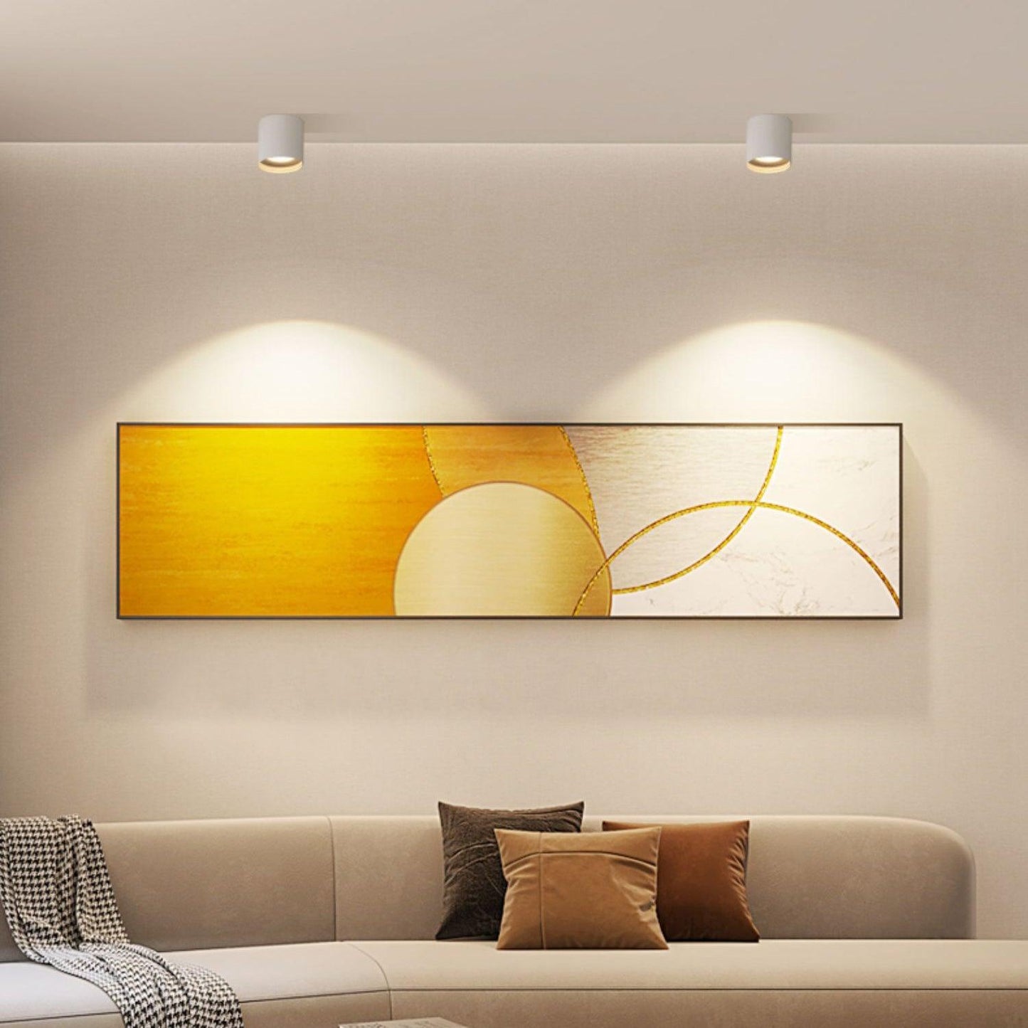 Modupoint Ceiling Light | Metal & Acrylic | White or Black Finish