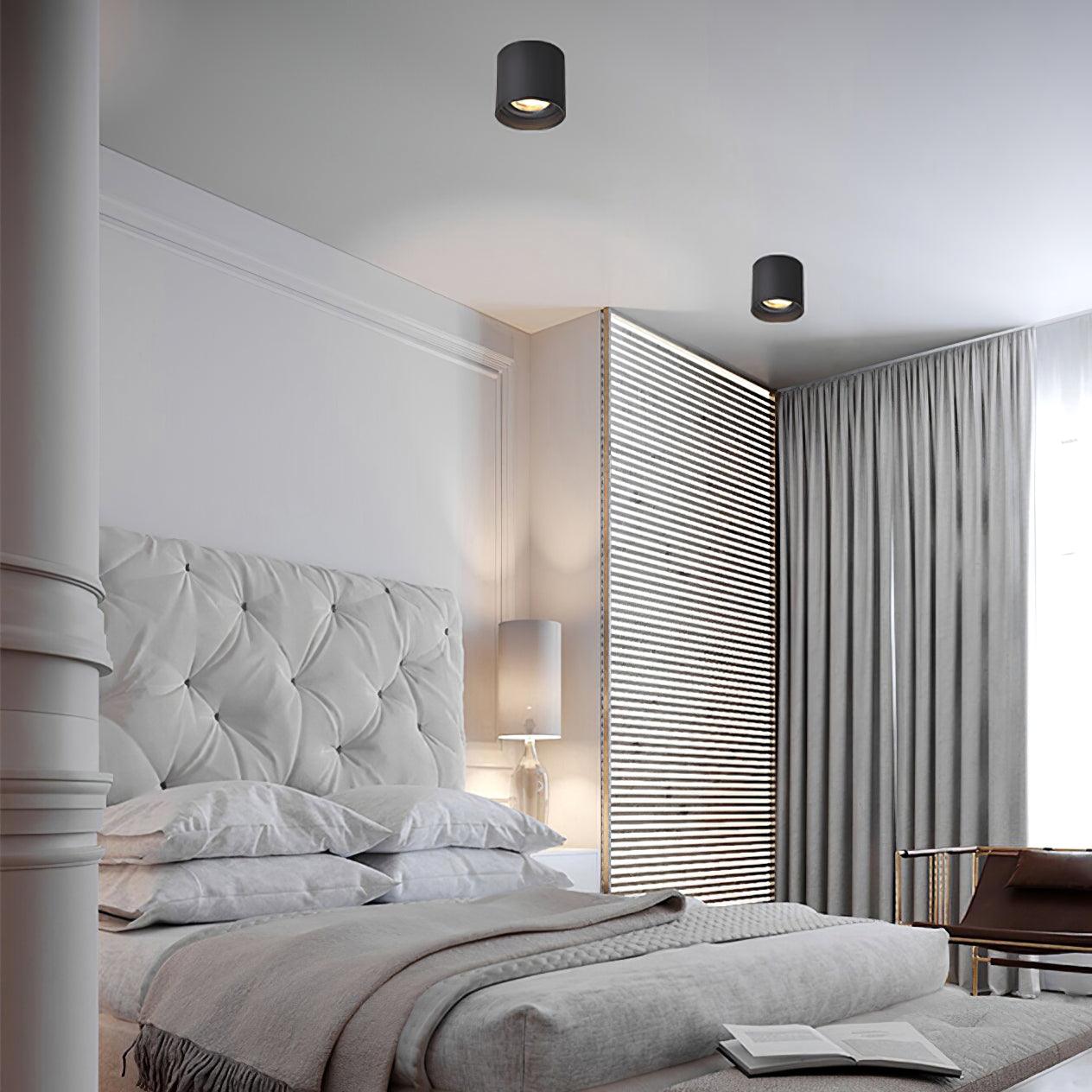 Modupoint Ceiling Light | Metal & Acrylic | White or Black Finish